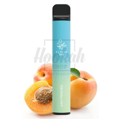 Електронна сигарета Elf Bar 2000 Juicy Peach (Соковитий Персик) Електронна сигарета Elf Bar 2000 Juicy Peach (Соковитий Персик)