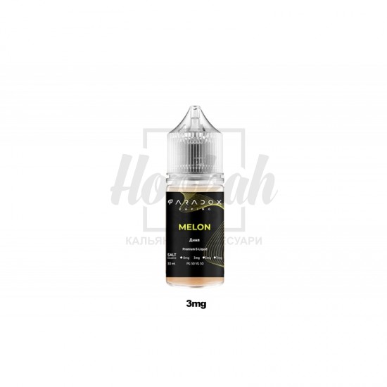  Жидкость Paradox Vaping Melon (Дыня) 30ml/30mg Salt Nic