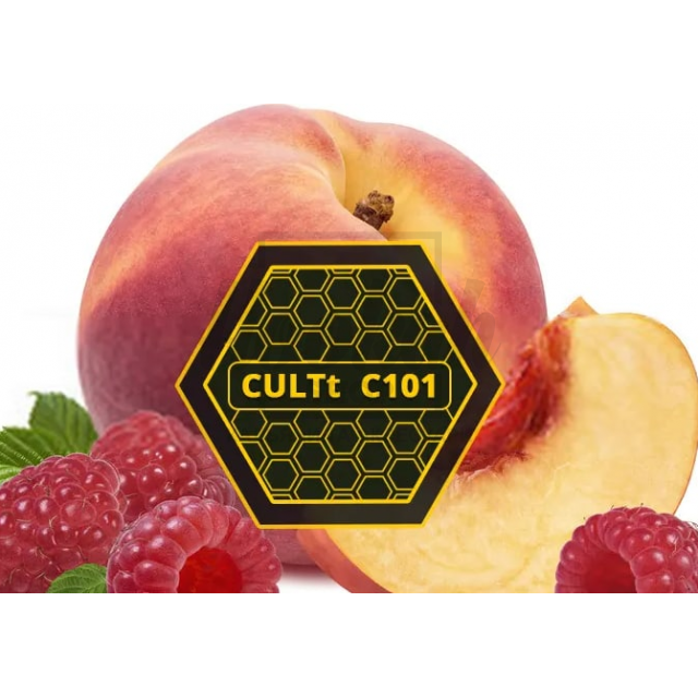 Тютюн CULT C101 Raspberry Peach (Малина Персик) 100 г Тютюн CULT C101 Raspberry Peach (Малина Персик) 100 г