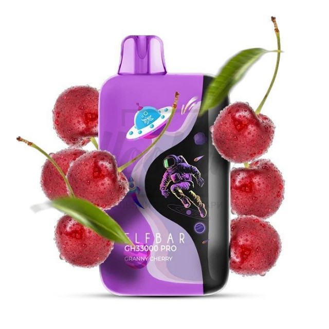 Електронна сигарета Elf Bar GH33000 PRO Granny Cherry (Вишня) Електронна сигарета Elf Bar GH33000 PRO Granny Cherry (Вишня)