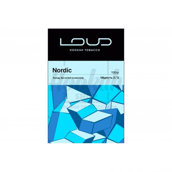  Заправка Loud Nordic (Холод, без Мяты и Ментола) 100 g.