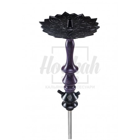 Шахта для кальяну Karma 3.2 Purple фіолетова + блюдце Шахта для кальяну Karma 3.2 Purple фіолетова + блюдце