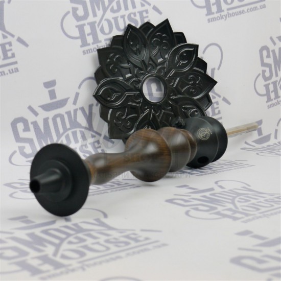 Шахта для кальяна Karma 3.2 Brown коричневая + блюдце