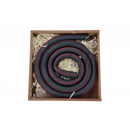 Силіконовий шланг Hookah Lab Leather Black