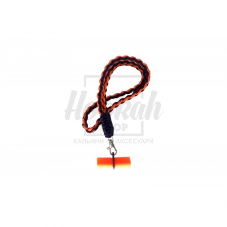 Персональный Мундштук Paracord Purple-Orange