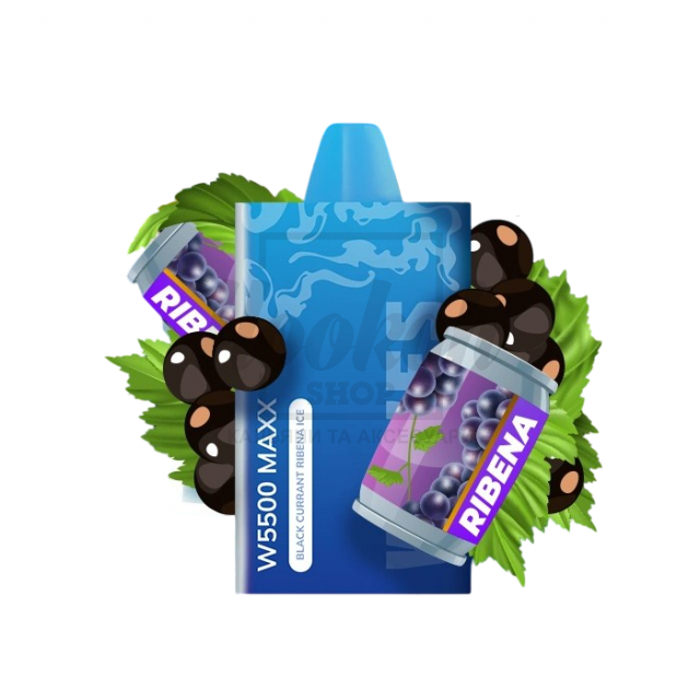 Електронна сигарета Waves W5500 Maxx Blackcurrant Ribena Ice (Чорна Смородина Горобина Лід) Електронна сигарета Waves W5500 Maxx Blackcurrant Ribena Ice (Чорна Смородина Горобина Лід)