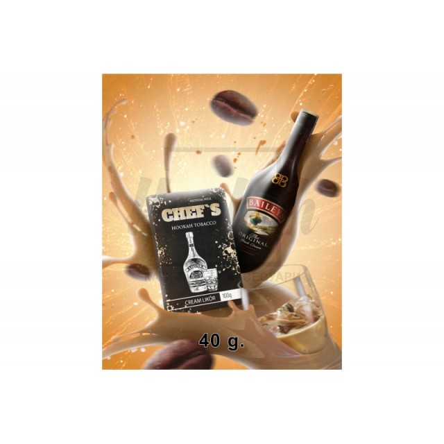 Заправка Chef's Cream Licor (Сливочный Ликёр) 40 g. Заправка Chef's Cream Licor (Сливочный Ликёр) 40 g.