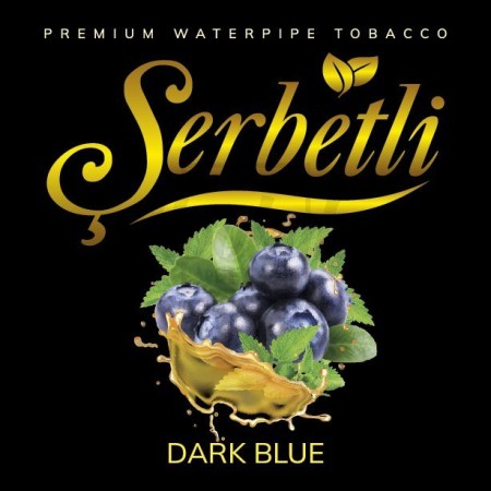 Тютюн Serbetli Dark Blue (М'ята Чорниця) 100 гр