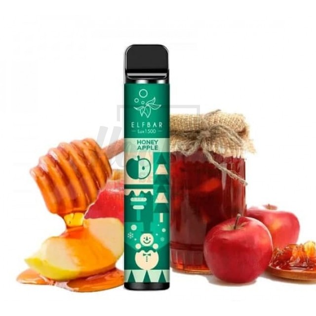 Електронна сигарета Elf Bar 1500 Christmas Edition Honey Apple (медове яблуко) Електронна сигарета Elf Bar 1500 Christmas Edition Honey Apple (медове яблуко)