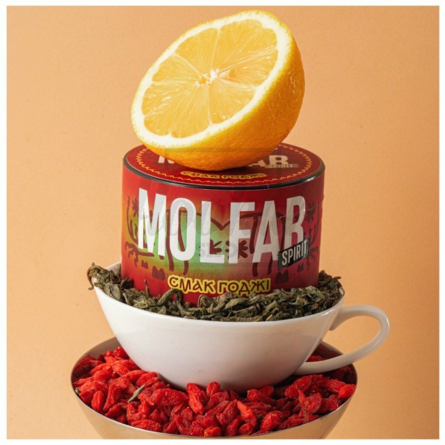 Тютюн Molfar Spirit Line Смак Годжі (Зелений Чай Годжі Лимон) 100 гр Тютюн Molfar Spirit Line Смак Годжі (Зелений Чай Годжі Лимон) 100 гр