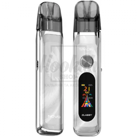 Багаторазова Pod-система Smok Novo Classy KIT Silver White Багаторазова Pod-система Smok Novo Classy KIT Silver White