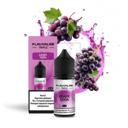 Жидкость Набор Flavorlab Triple Grape Soda (Виноградная Сода) 30мл  6.5% Жидкость Набор Flavorlab Triple Grape Soda (Виноградная Сода) 30мл  6.5%