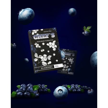 Тютюн Chefs Blueberries (Чорниця) 100 гр