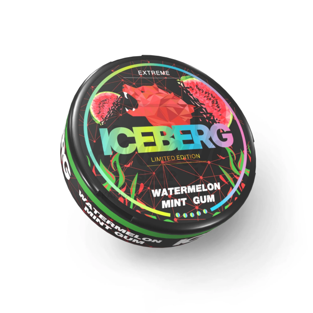 Снюс Iceberg Watermelon Mint Gum 50mg/g (Арбуз Мята Жвачка)
