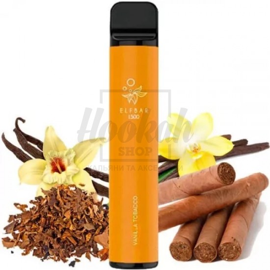 Електронна сигарета Elf Bar 1500 Vanilla Tobacco (Ванільний Тютюн) Електронна сигарета Elf Bar 1500 Vanilla Tobacco (Ванільний Тютюн)