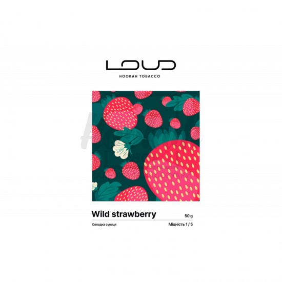 Заправка Loud Lite Wild Strawberry (Солодка Суниця) 50 g. 