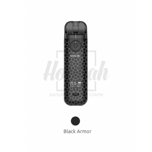 Багаторазова Pod-система Smok Novo 4 800 мАг Black Armor Багаторазова Pod-система Smok Novo 4 800 мАг Black Armor