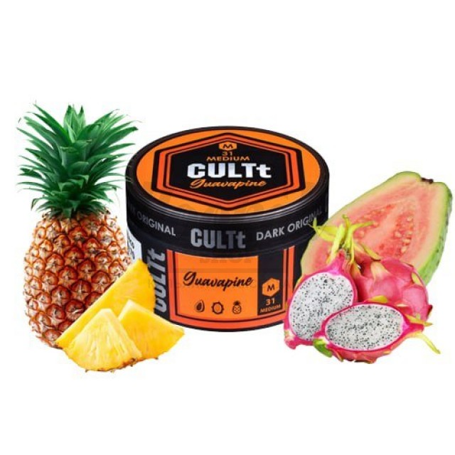 Тютюн CULT Medium M31 Guavapine (Гуава Пiтая Ананас) 100гр Тютюн CULT Medium M31 Guavapine (Гуава Пiтая Ананас) 100гр