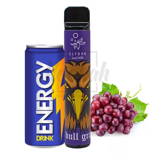 Електронна сигарета Elf Bar 1500 Grape Energy (Виноградний Енергетик) Електронна сигарета Elf Bar 1500 Grape Energy (Виноградний Енергетик)