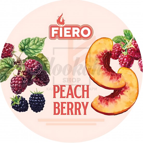 Тютюн Fiero Peach Berry (Персик Ягоди) 100 гр Тютюн Fiero Peach Berry (Персик Ягоди) 100 гр