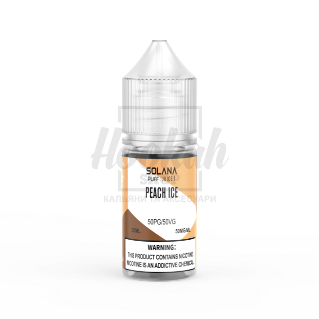 Жидкость SOLANA LIQUID Peach Ice (Персик Лед) 30мл 5% Жидкость SOLANA LIQUID Peach Ice (Персик Лед) 30мл 5%