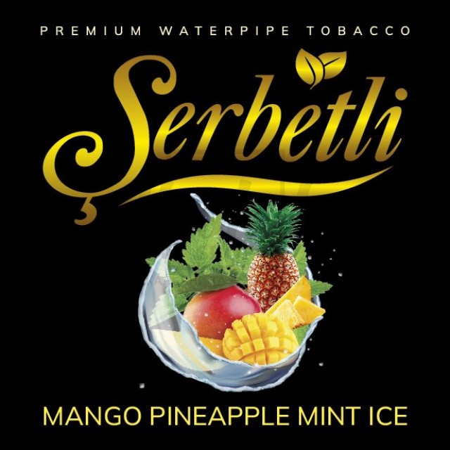 Тютюн Serbetli Mango Pineapple Mint Ice (Манго Ананас М'ята Лід) 100 гр Тютюн Serbetli Mango Pineapple Mint Ice (Манго Ананас М'ята Лід) 100 гр