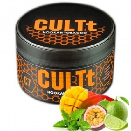 Тютюн CULT C07 Lime Mint Passion Fruit Mango (Лайм М’ята Маракуйя Манго) 100 г Тютюн CULT C07 Lime Mint Passion Fruit Mango (Лайм М’ята Маракуйя Манго) 100 г
