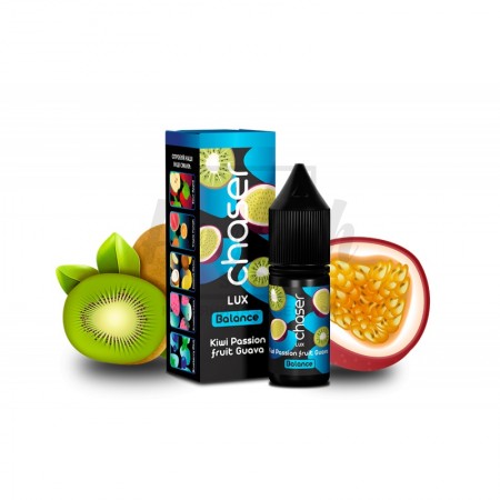 Рідина Chaser Lux Kiwi Passion Fruit Guava (Ківі Маракуйя Гуава) 11ml/50mg Salt Nic
