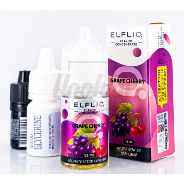 Рідина Набір Elf Liq Grape Cherry (Виноград Вишня) 5% 30мл Рідина Набір Elf Liq Grape Cherry (Виноград Вишня) 5% 30мл