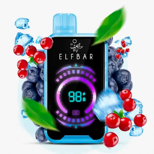 Електронна сигарета Elf Bar FS18000 Blackberry Cranberry (Чорниця Журавлина)