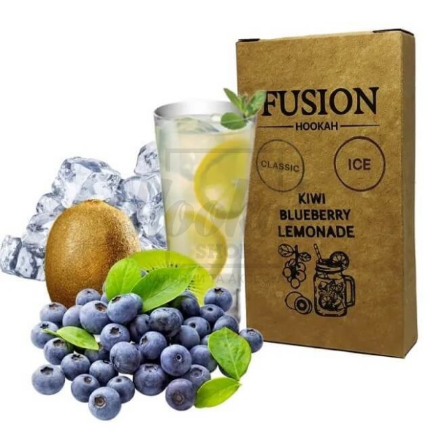 Тютюн Fusion Classic Ice Lemon Kiwi Blueberry (Льод Лимон Ківі Голубика) 100 гр Тютюн Fusion Classic Ice Lemon Kiwi Blueberry (Льод Лимон Ківі Голубика) 100 гр