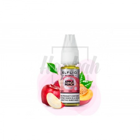 Рідина Elf Liq Apple Peach (Яблуко Персик) 10ml/50mg Salt Nic Рідина Elf Liq Apple Peach (Яблуко Персик) 10ml/50mg Salt Nic