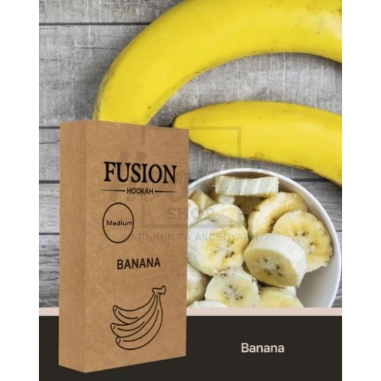 Тютюн Fusion Medium Banana (Фьюжн Банан) 100 гр Тютюн Fusion Medium Banana (Фьюжн Банан) 100 гр