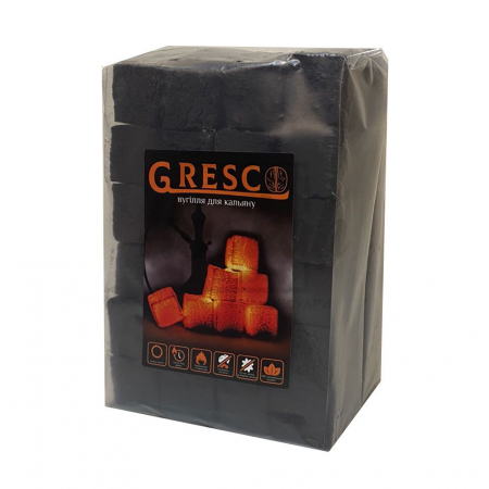 Вугілля горіхове Gresco без коробки (Греско) 1кг