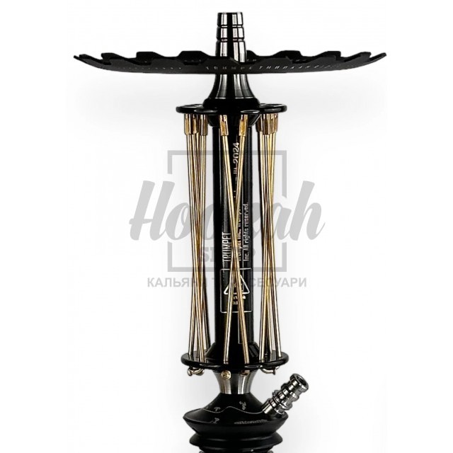 Кальян Trumpet Rider W40 Still Чорно-Золотий Кальян Trumpet Rider W40 Still Чорно-Золотий