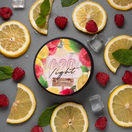 Тютюн 4:20 Light Line Лід Малина Лимон 100 гр Тютюн 4:20 Light Line Лід Малина Лимон 100 гр