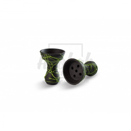 Чаша Gusto Bowls Вбивашка Чорно - Салатовий Чаша Gusto Bowls Вбивашка Чорно - Салатовий