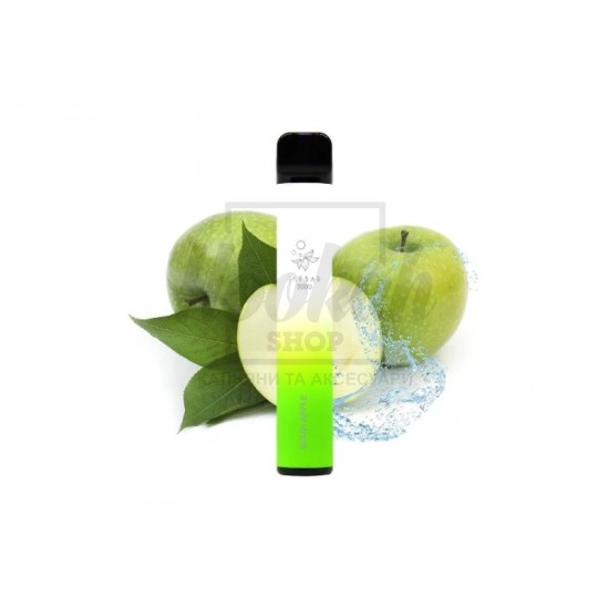 Електронна сигарета Elf Bar 2000 Sour Apple (Кисле Яблуко) Електронна сигарета Elf Bar 2000 Sour Apple (Кисле Яблуко)