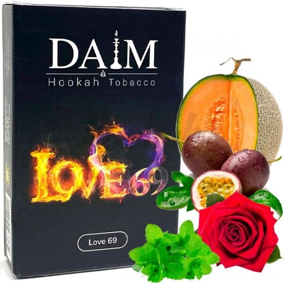 Тютюн Daim Love 69 (диня маракуйя троянда м'ята) 50 гр Тютюн Daim Love 69 (диня маракуйя троянда м'ята) 50 гр