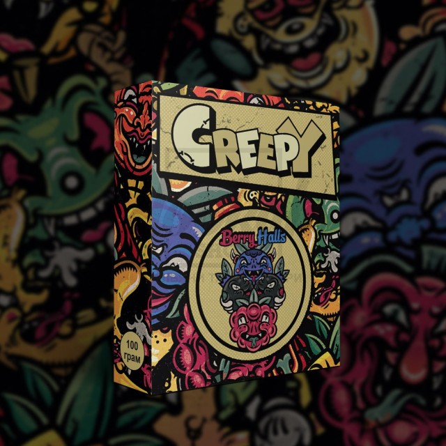 Тютюн Creepy Berry Halls (Ягідний Холлс) 100 гр