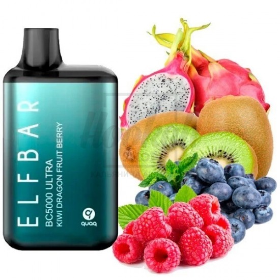 Електронна сигарета Elf Bar BС5000 Ultra Kiwi Dragon Fruit Berry (Ківі Пітайя Ягода) Електронна сигарета Elf Bar BС5000 Ultra Kiwi Dragon Fruit Berry (Ківі Пітайя Ягода)