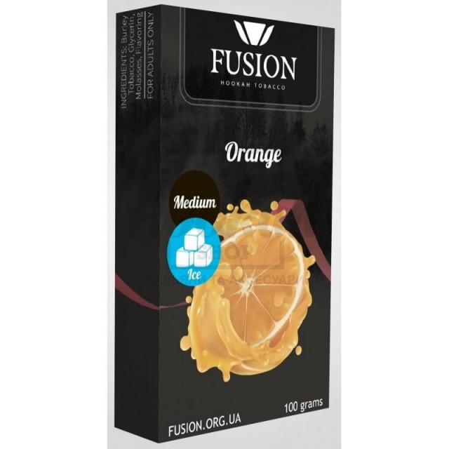 Тютюн Fusion Medium Ice Orange (Лід Апельсин) 100 гр Тютюн Fusion Medium Ice Orange (Лід Апельсин) 100 гр
