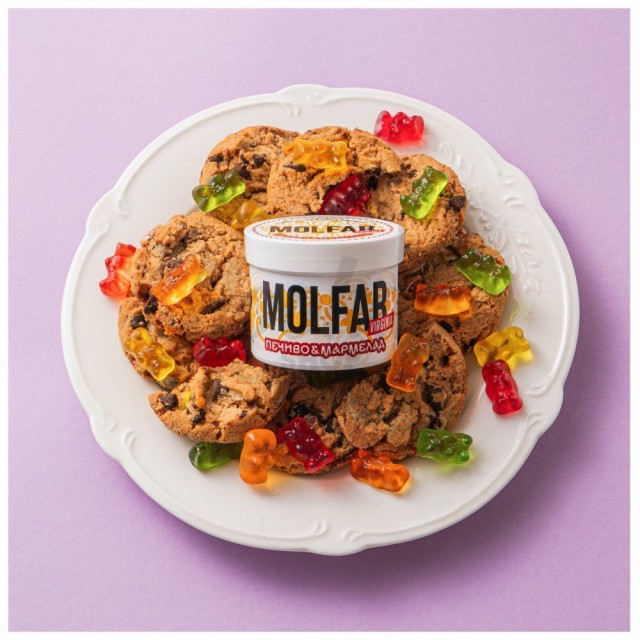 Тютюн Molfar Virginia Line Печиво Мармелад (Печень Мармелад) 100 гр Тютюн Molfar Virginia Line Печиво Мармелад (Печень Мармелад) 100 гр