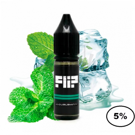 Жидкость Flip 5% 15мл Doublemint (двойная мята) Жидкость Flip 5% 15мл Doublemint (двойная мята)