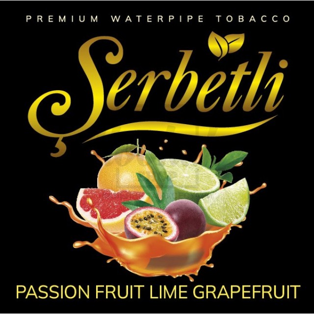 Тютюн Serbetli Passion Fruit Lime Grapefruit (Маракуйя Лайм Грейпфрут) 100 гр Тютюн Serbetli Passion Fruit Lime Grapefruit (Маракуйя Лайм Грейпфрут) 100 гр