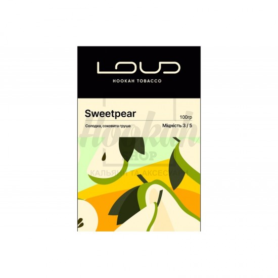  Заправка Loud Sweetpear (Сладкая, Сочная Груша) 100 g.