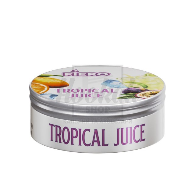 Тютюн Fiero Tropical Juice (Манго Маракуя Апельсин) 100 гр Тютюн Fiero Tropical Juice (Манго Маракуя Апельсин) 100 гр