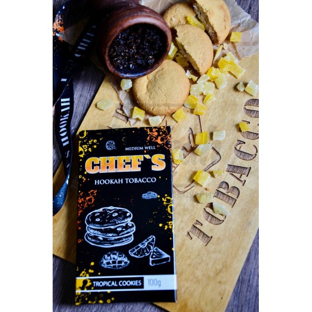 Тютюн Chefs Tropical Cookies (Ананас Манго Печиво) 100 гр