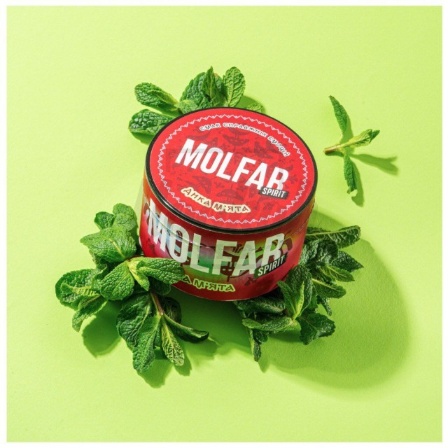 Тютюн Molfar Spirit Line Діка М'ята (М'ята) 100 гр Тютюн Molfar Spirit Line Діка М'ята (М'ята) 100 гр