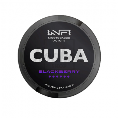 Снюс Cuba Black Blackberry 43 mg/pouch 66 mg/g (Ожина)